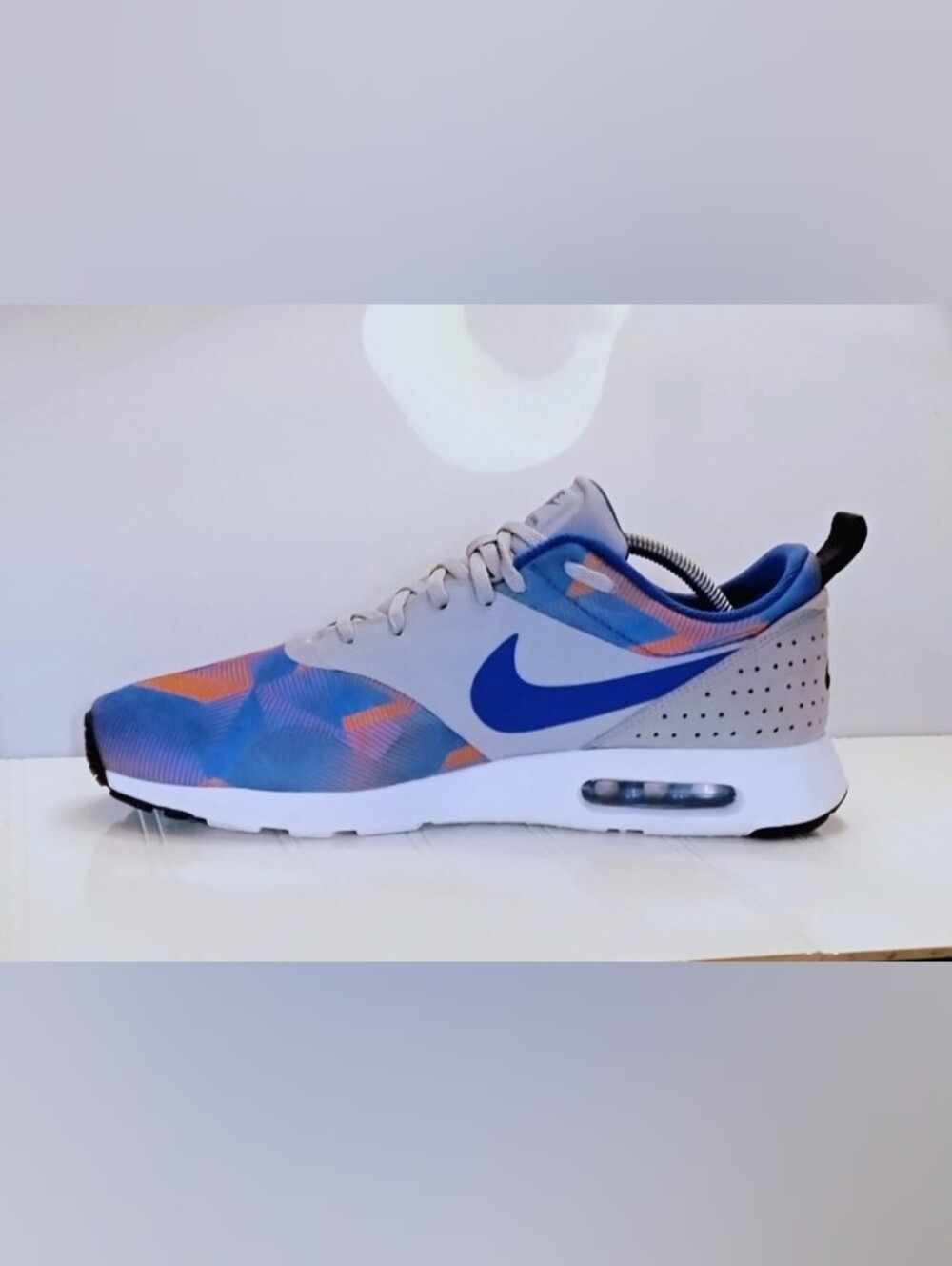 Nike Air Max Tavas Print 'Grey Blue Hot Lava' 742781-014 Size 11.5 Men's